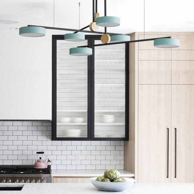 Люстра на штанге TECHNUM COLOR LED Grey by ImperiumLoft