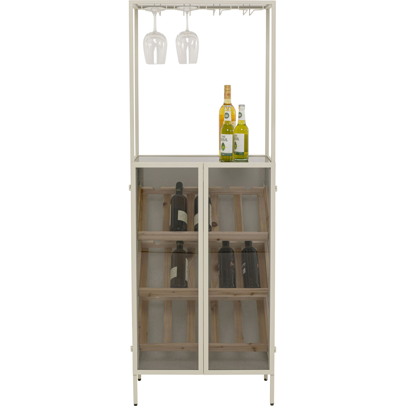 Винная полка Lisboa Bar White 60x170cm KARE 70148