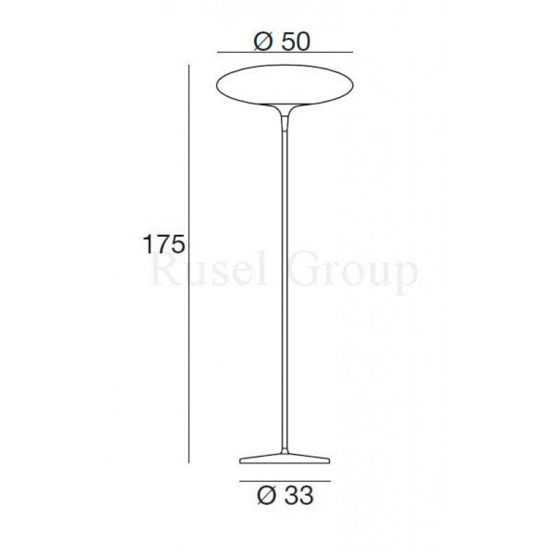 Напольный светильник Linea Light Squash LED 7628