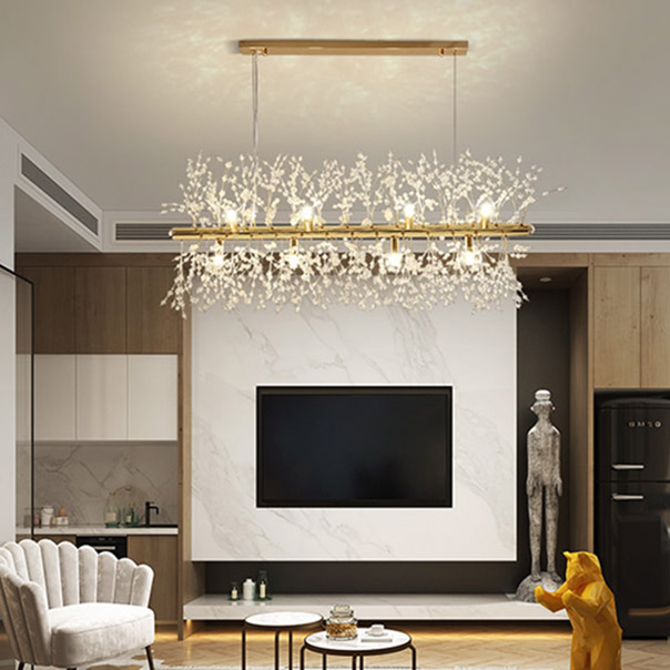 Потолочный светильник ROSALIA LONG L72 Brass by ImperiumLoft