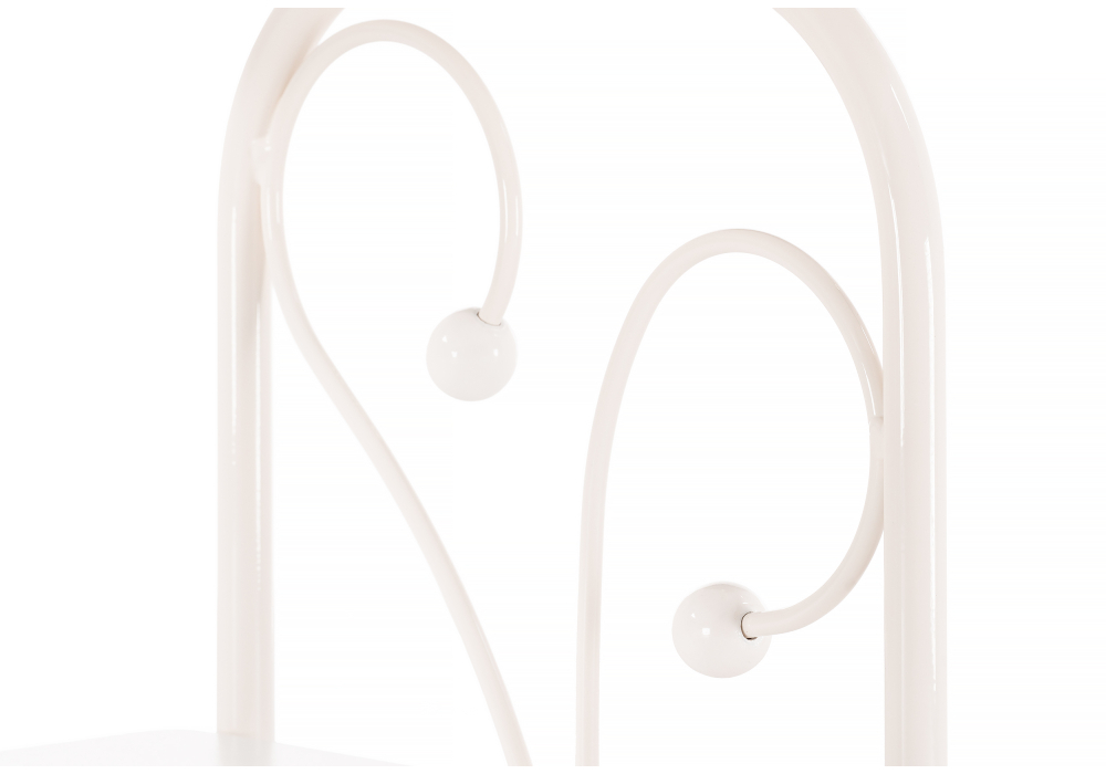 Тумба прикроватная Woodville Клео 2 белая / белая 446220