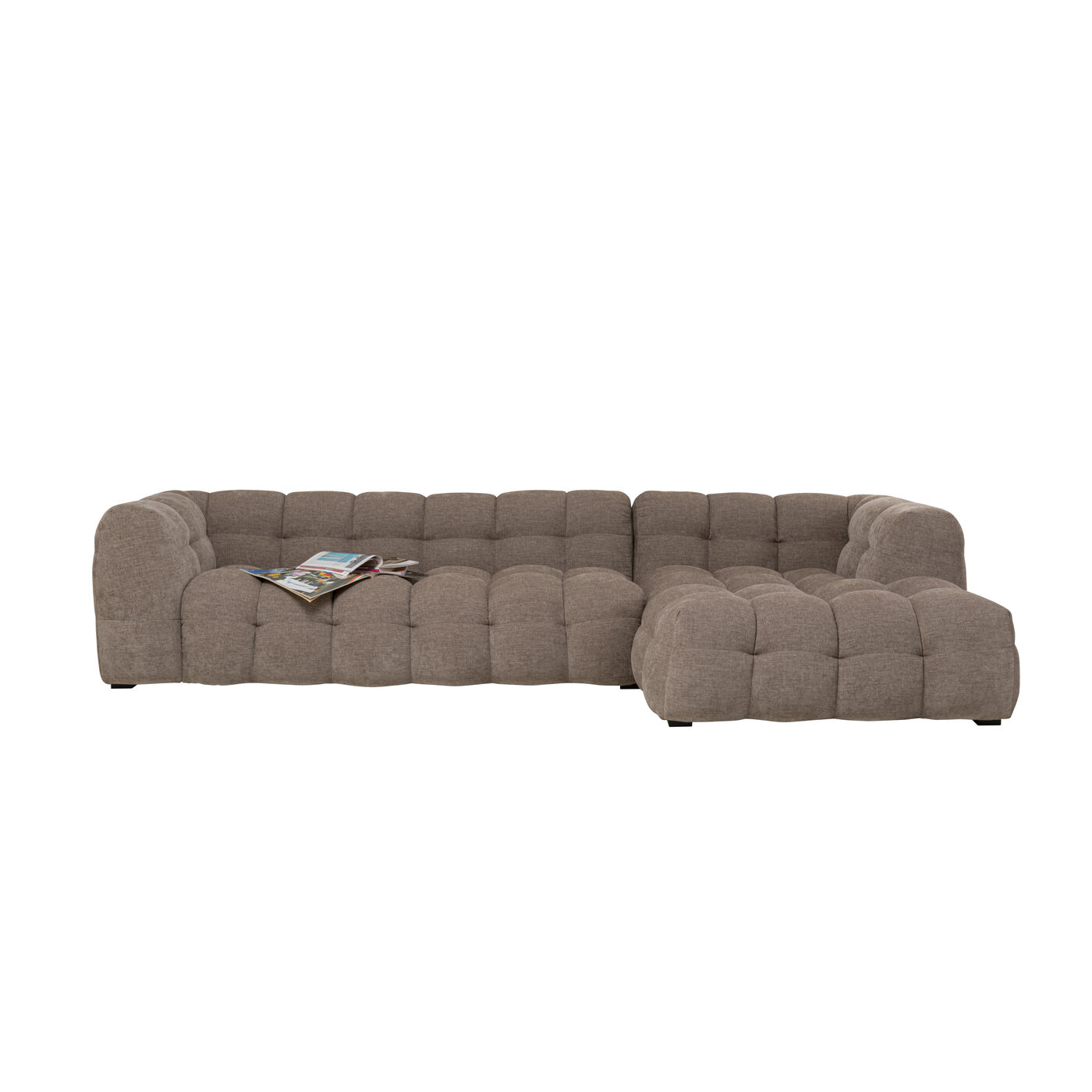 Диван правосторонний угловой Salamanca Grey Right 250cm KARE 88019
