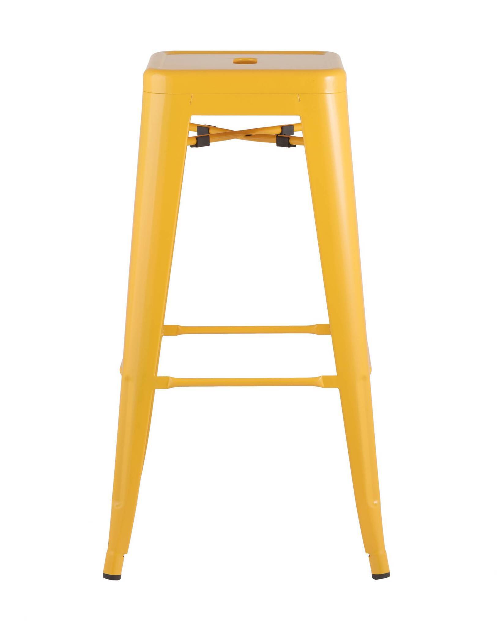Стул барный TOLIX желтый глянцевый Stool Group