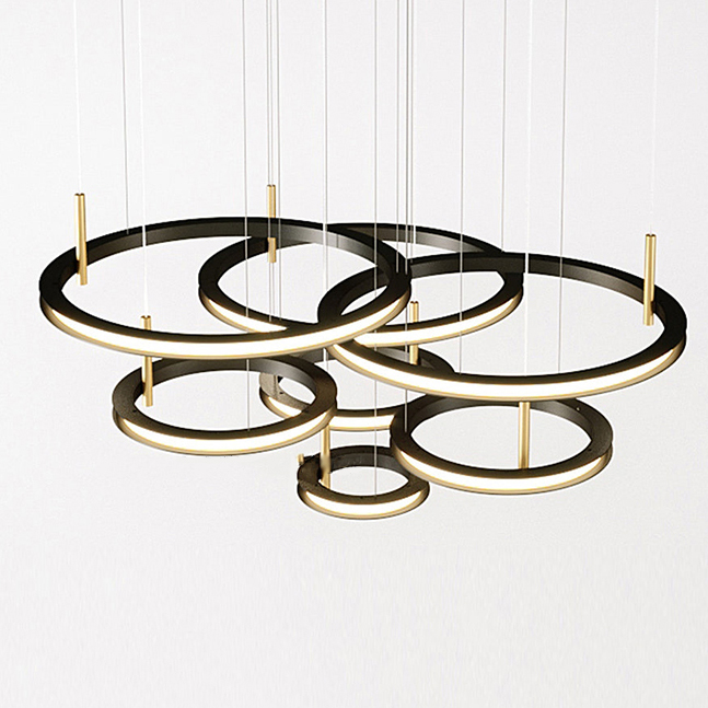 Подвесная люстра GEDEON D40+60+80+80 by ImperiumLoft