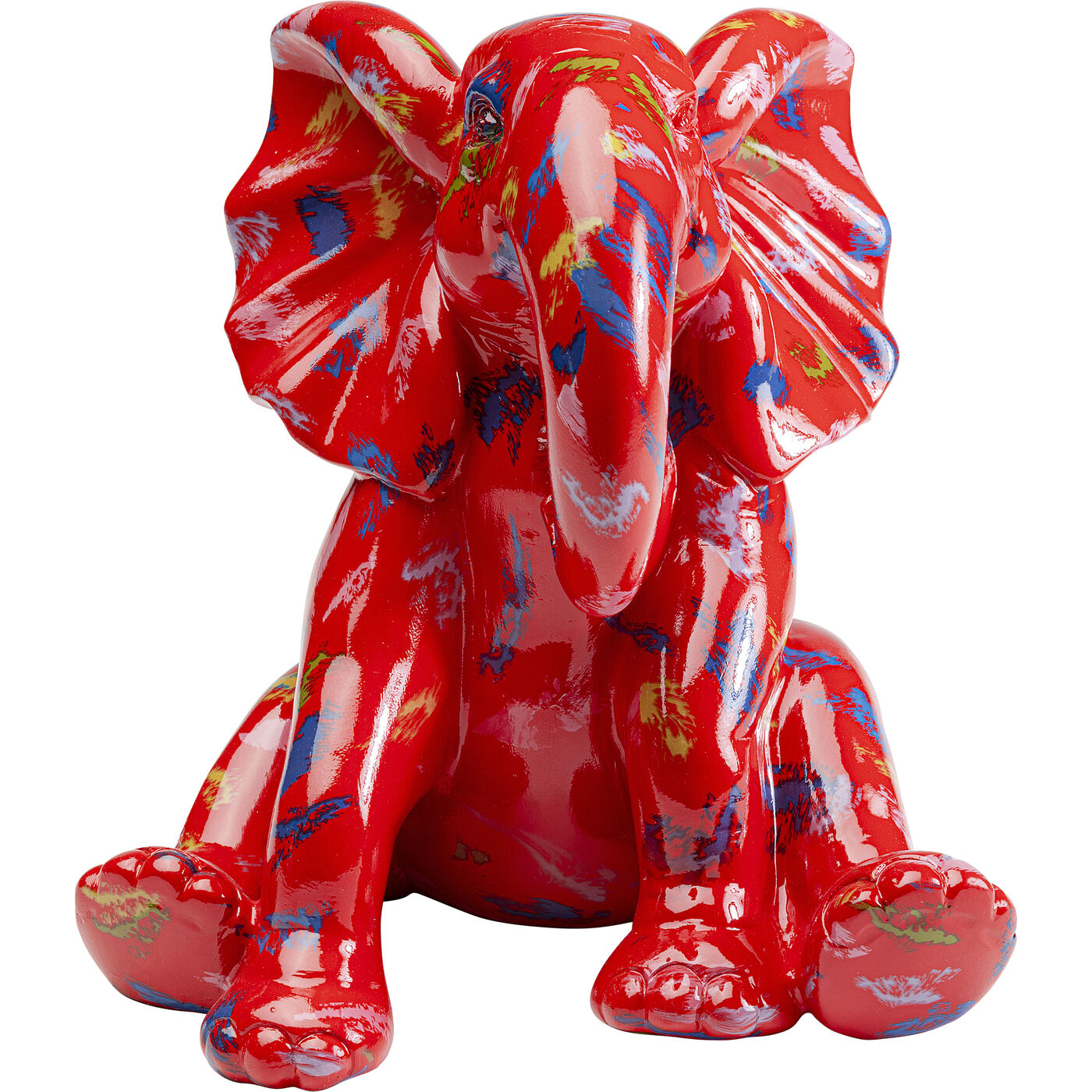 Фигура декоративная Elephant Dots Red 18 см KARE 56174