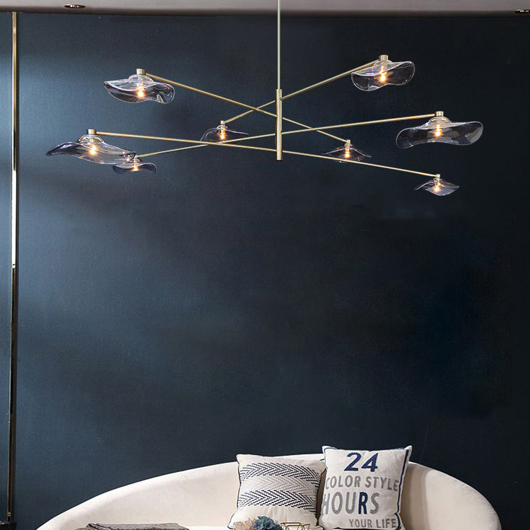 Потолочная люстра MILIAN CH L6 Brass Grey by ImperiumLoft