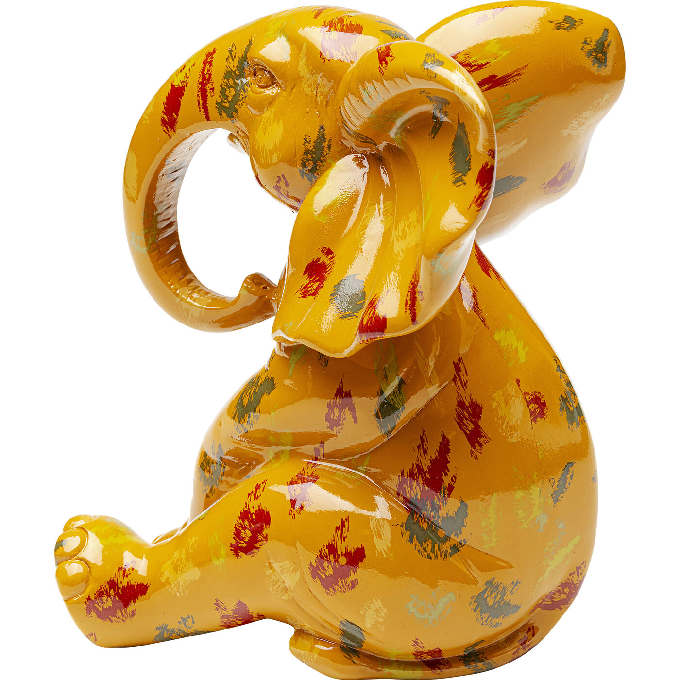 Фигура декоративная Elephant Dots Yellow 18 см KARE 56173