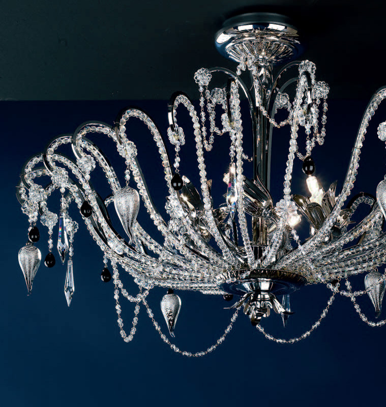 Потолочный светильник Renzo Del Ventisette PL 14179/6 CRO OVALE