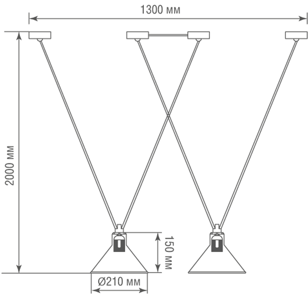 Подвес Donolux DL20653S2Black