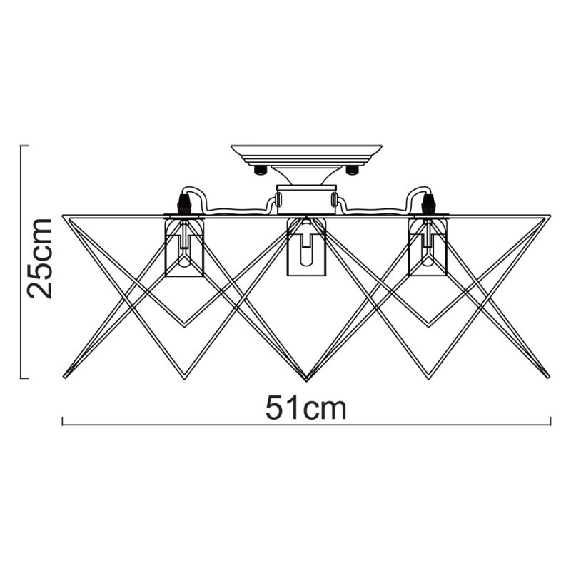 Накладная люстра Arte Lamp A6048PL-5BK