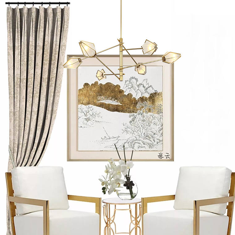 Люстра Harlow Spoke Chandelier White by ImperiumLoft