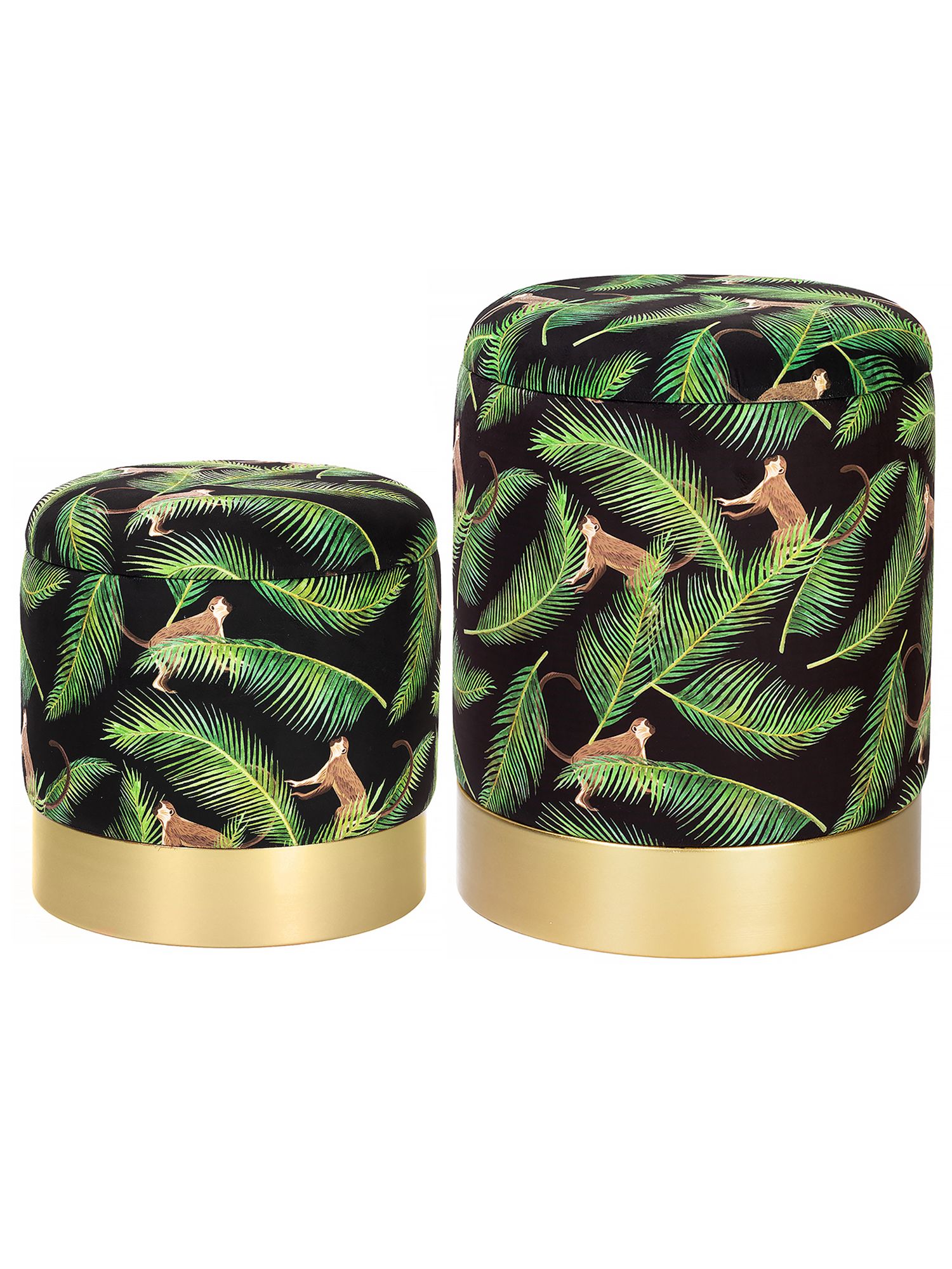 Пуфы с крышкой, набор Glasar 49-303/BM