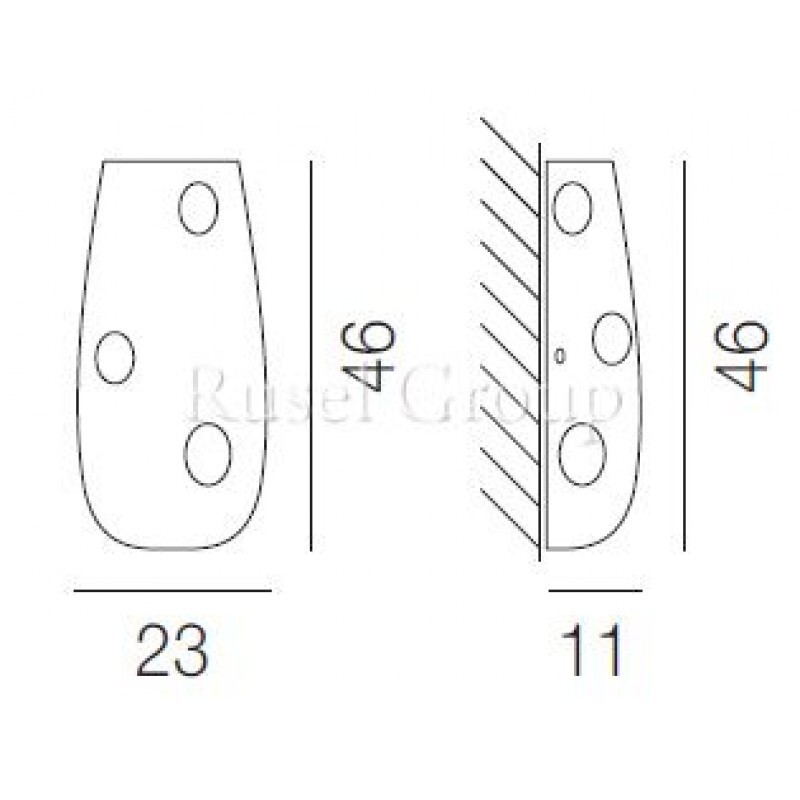 Настенный светильник Vistosi MARBLE AP 23