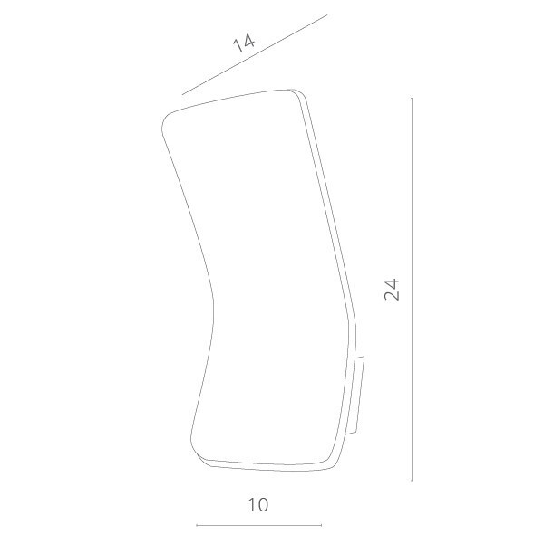 Бра Arte Lamp A8053AL-1GY