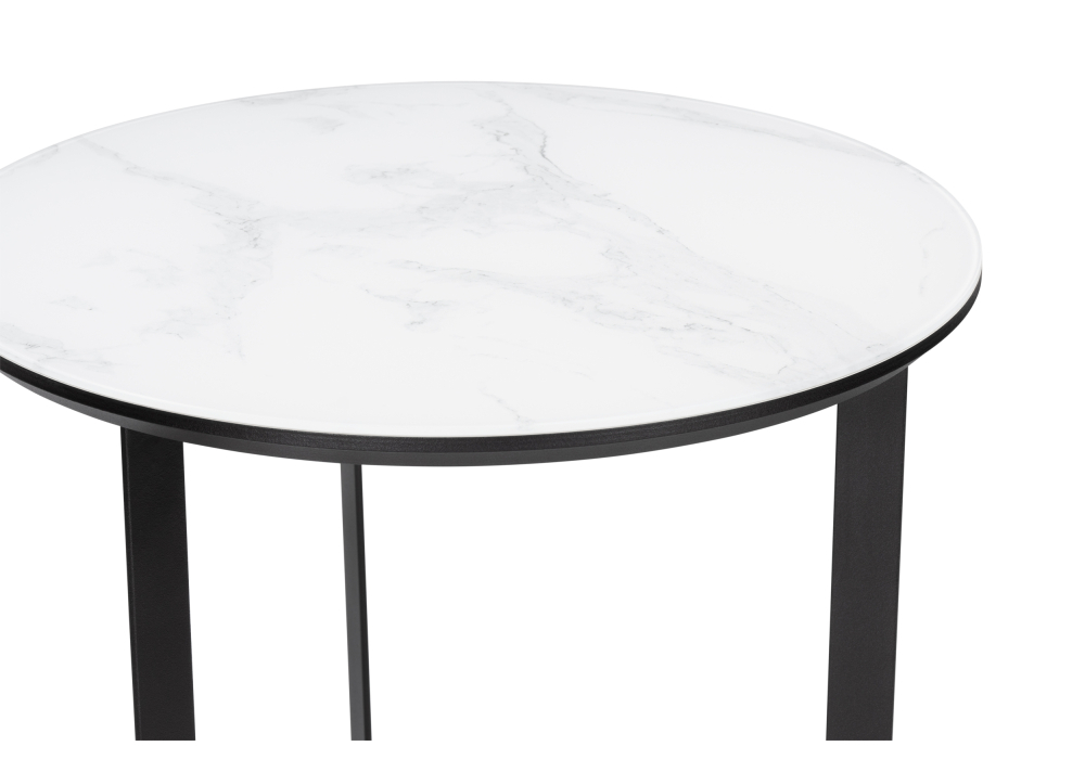 Журнальный стол Woodville Роб D-450 мрамор белый 462093