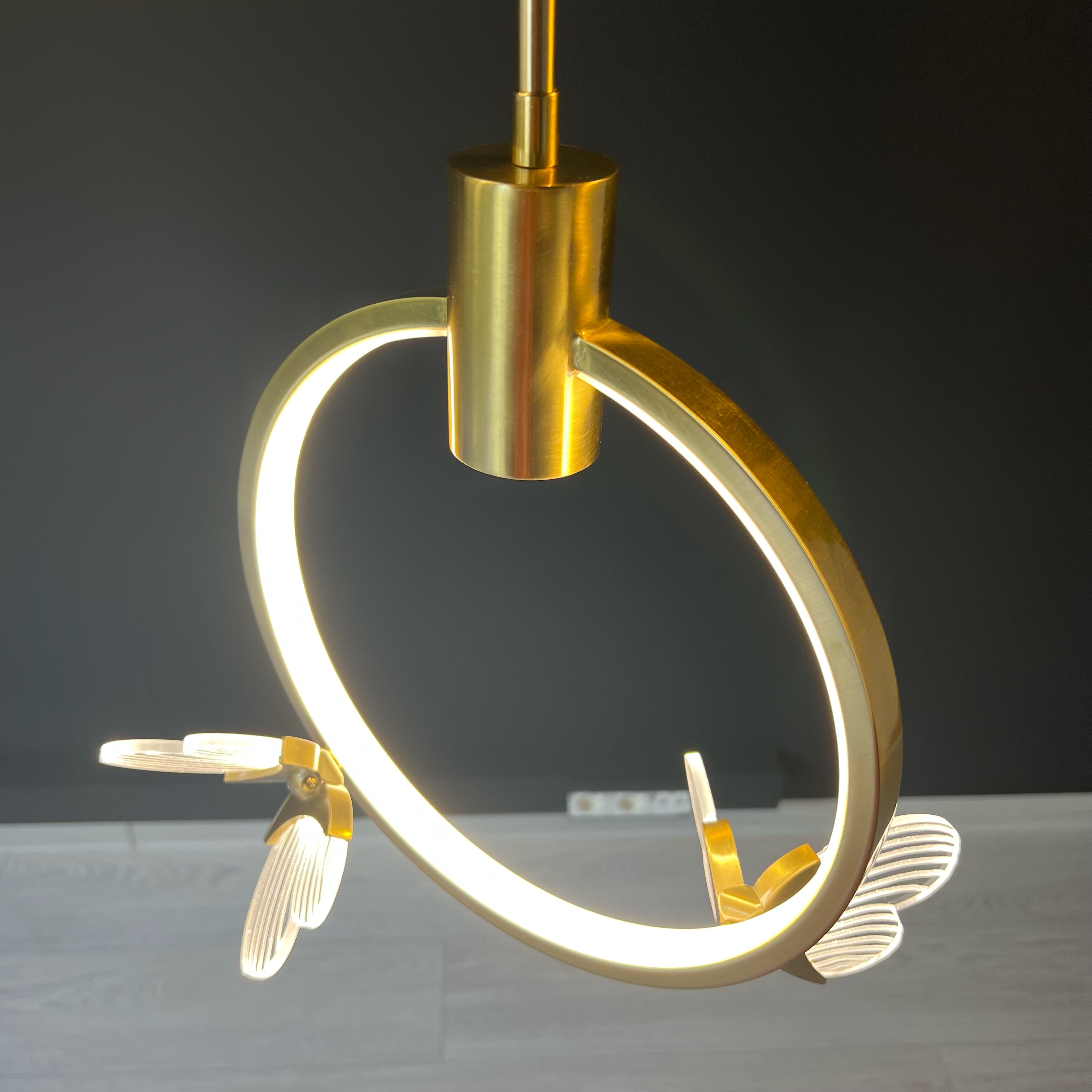 Подвесной Светильник Babetta Ring 1 L280 Brass 4000К By Imperiumloft