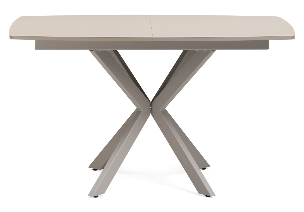 Стол стеклянный Woodville Палу латте / капучино 528468