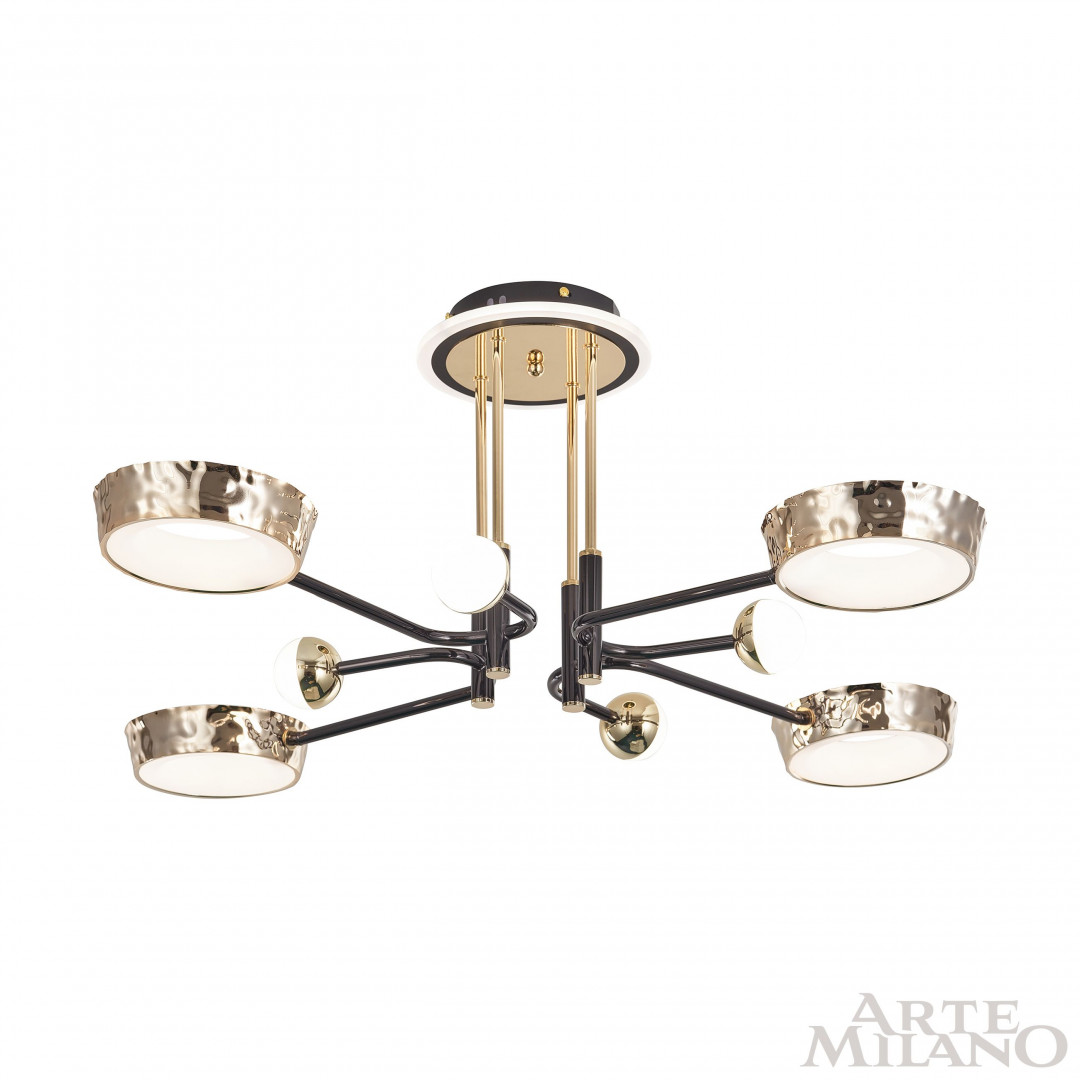 Люстра светодиодная 273210/8 BK/GD Arte Milano