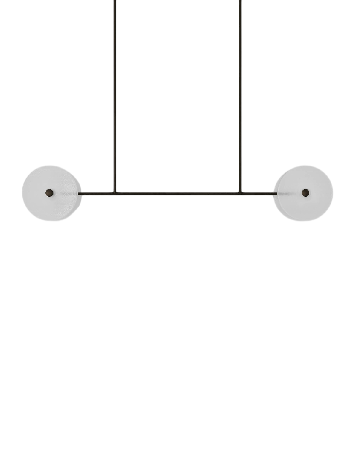 Черный линейный светильник “Милфорд” Louvre Home LLC520325XNP