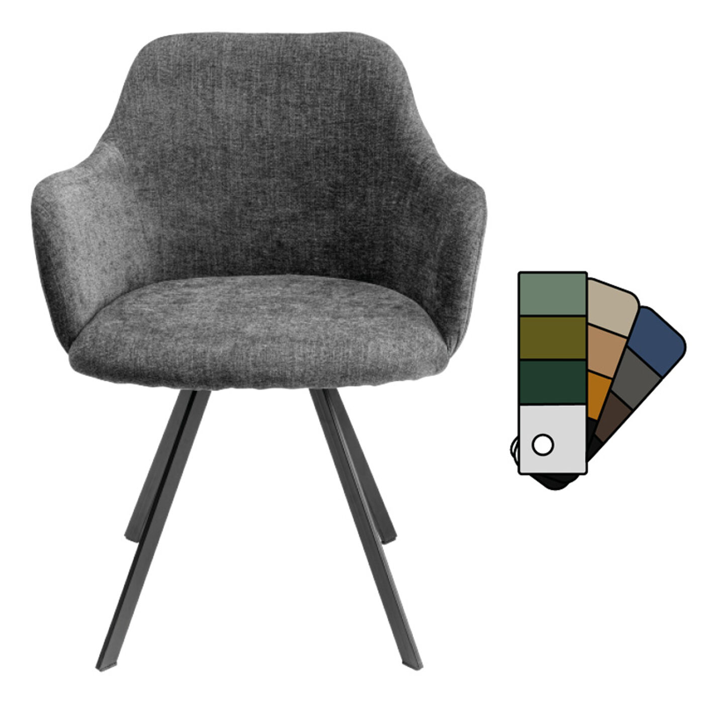 Кресло вращающееся Lady Loco Cat 1 Individual KARE 29939