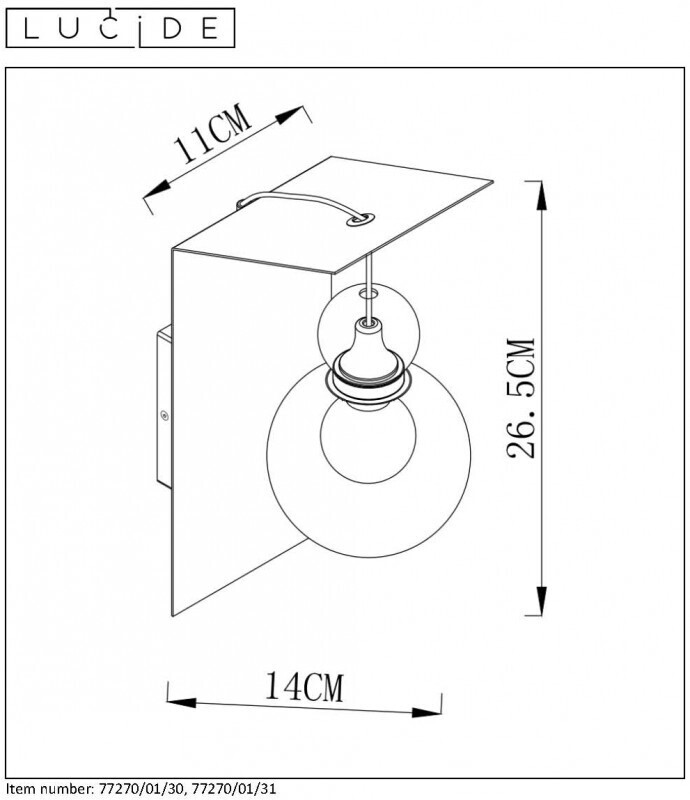 Бра LUCIDE 77270/01/30