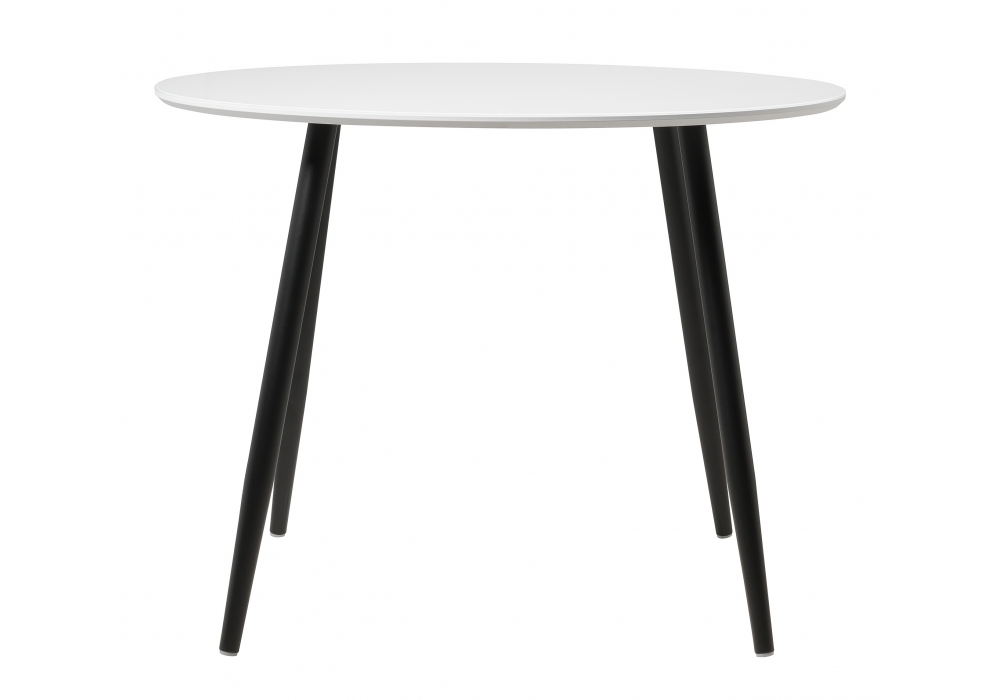 Стол Woodville Анселм черные ноги / белый 462119