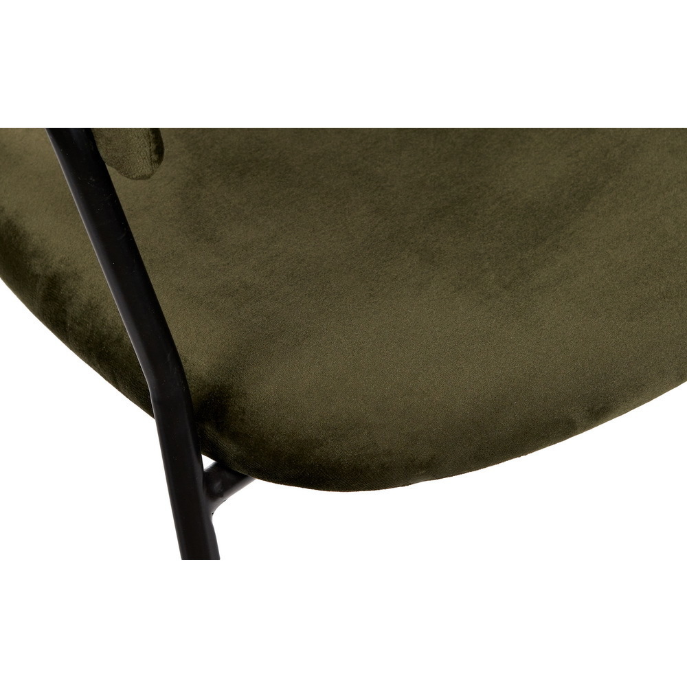 Стул Turin зеленый с чёрными ножками Bradex Home FR 0765