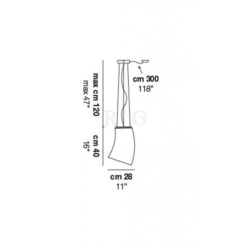 Подвесной светильник Vistosi ASSIBA SP G D1