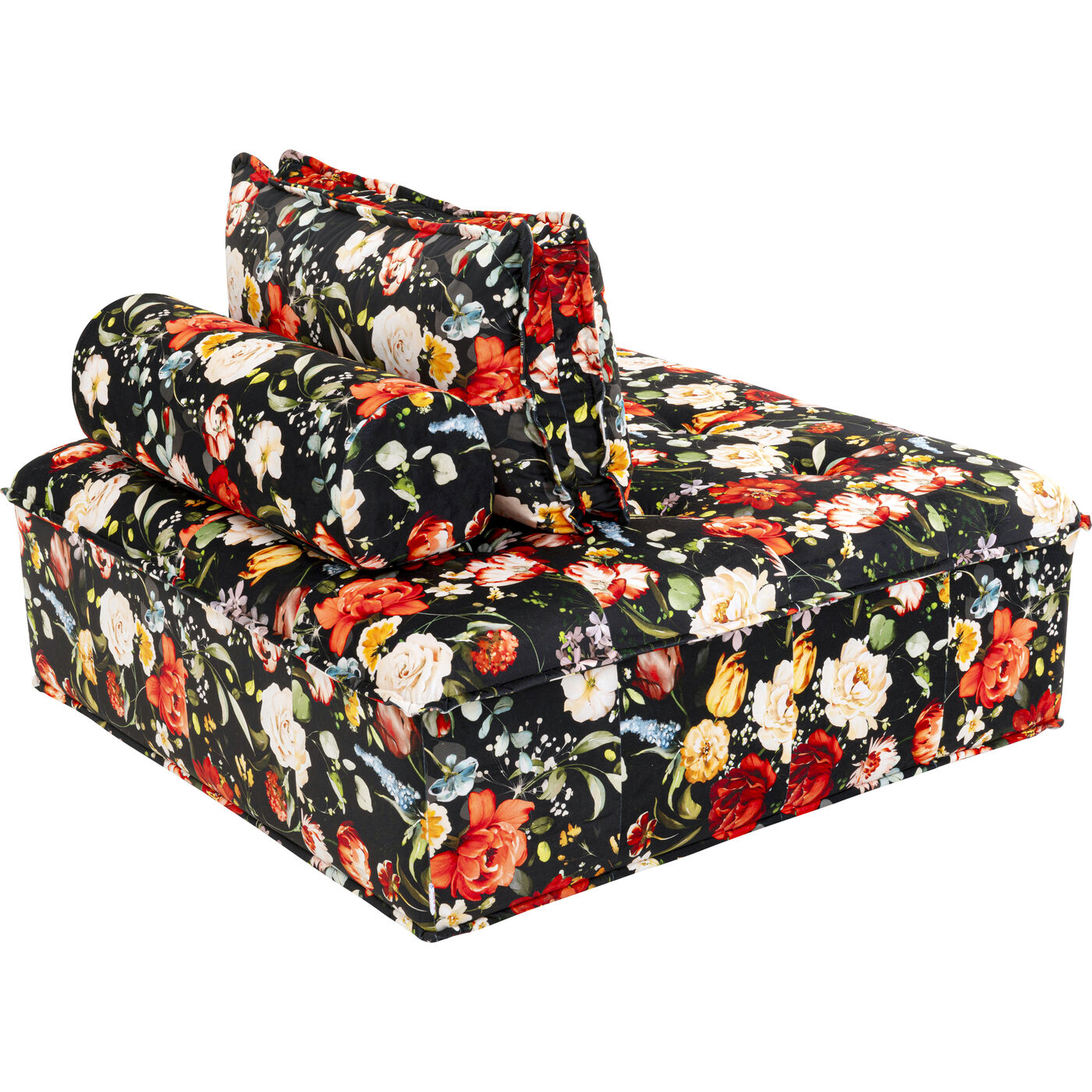 Элемент дивана Portofino Flowers Black KARE 71369