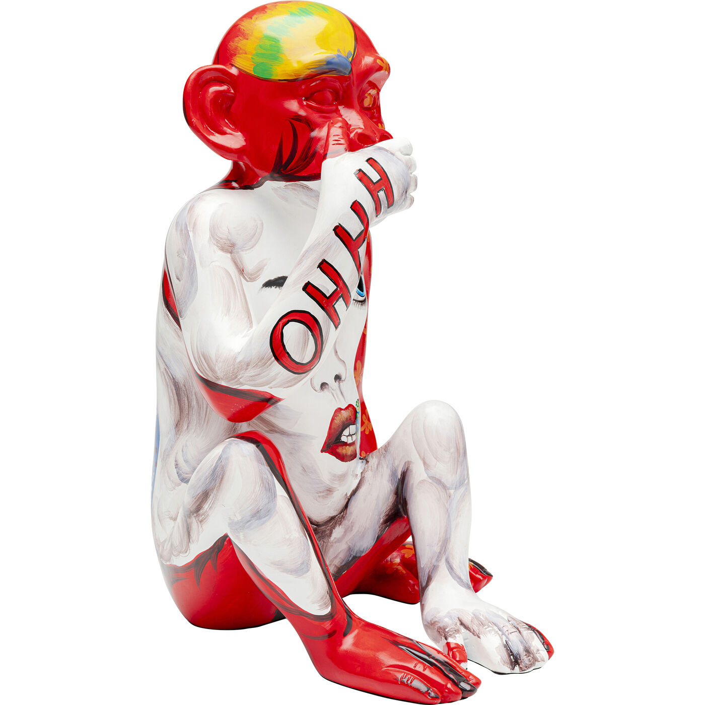 Фигура декоративная Graffiti Monkey Red 39cm KARE 56826