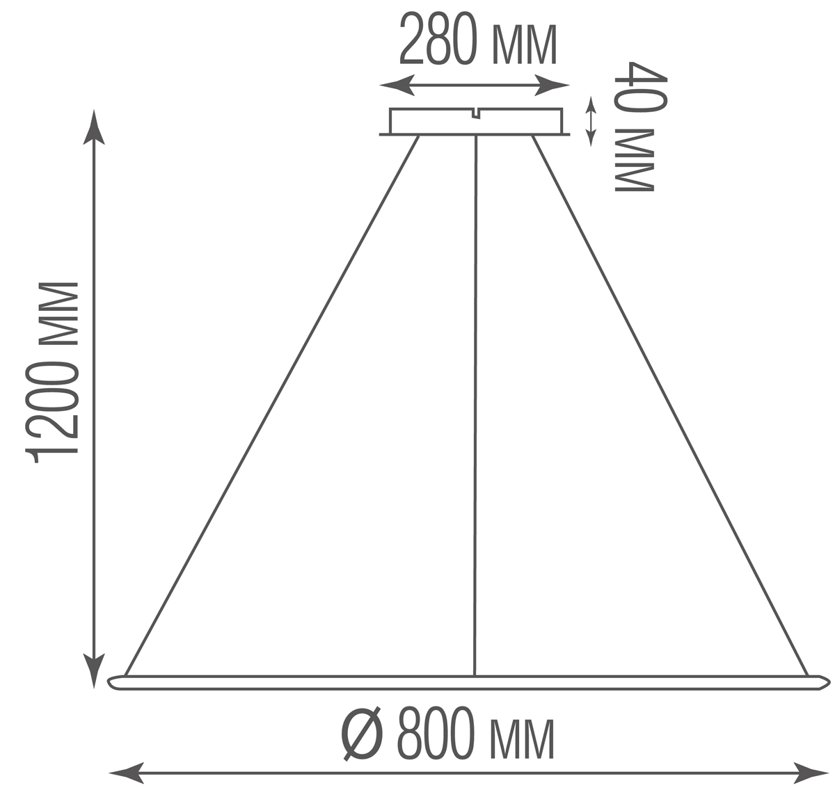 Подвесной светодиодный светильник Donolux S111024/1R 48W White In