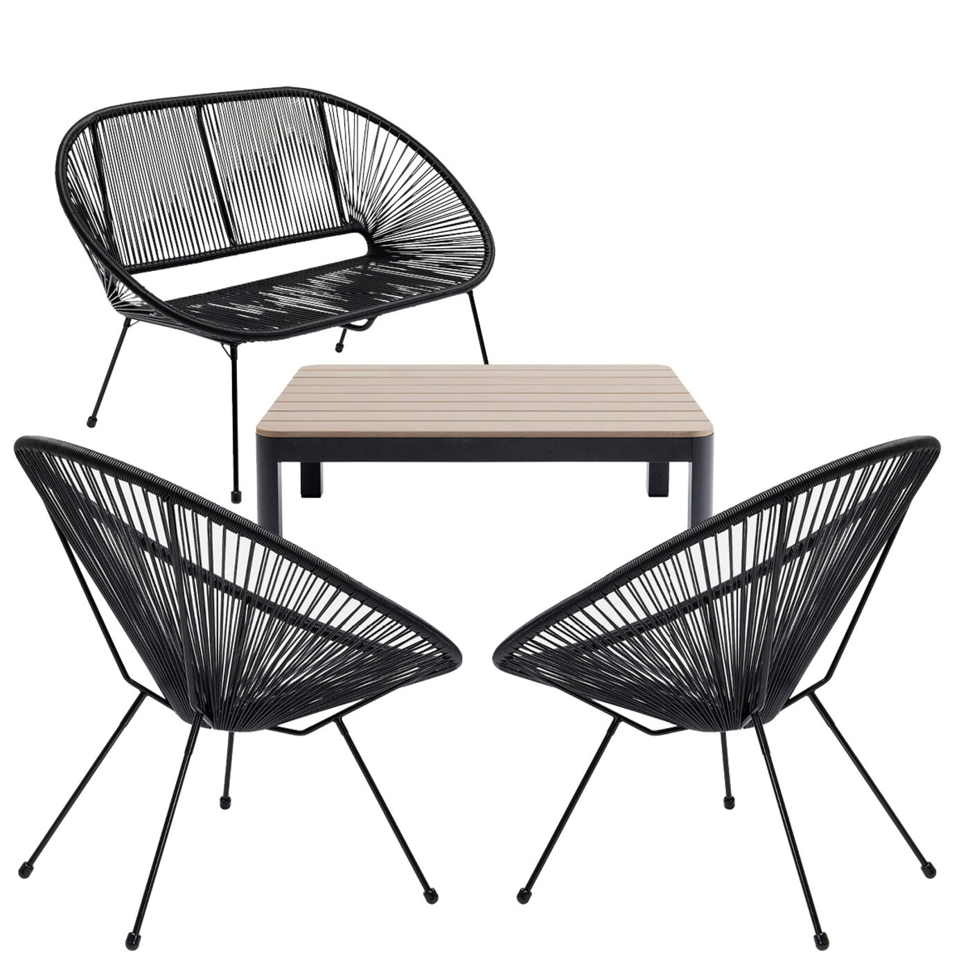 Комплект уличной мебели Acapulco Happy Day 4/Set KARE 47437