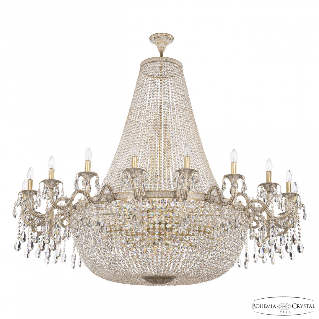 Люстра хрустальная AL2111H201/20/160FL AGW Bohemia Ivele Crystal