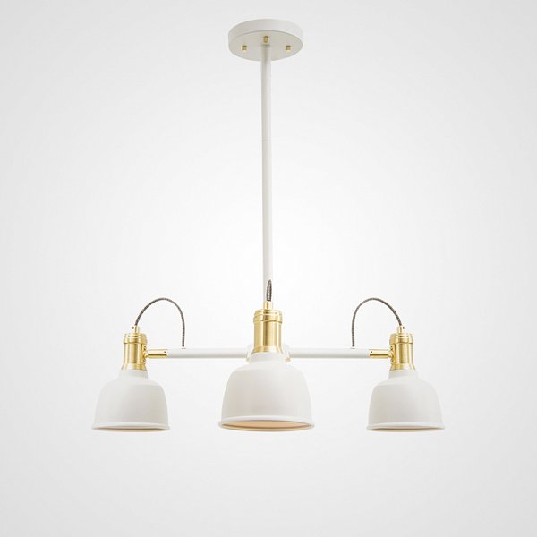 Люстра на штанге VINLAND CH D72 White by ImperiumLoft