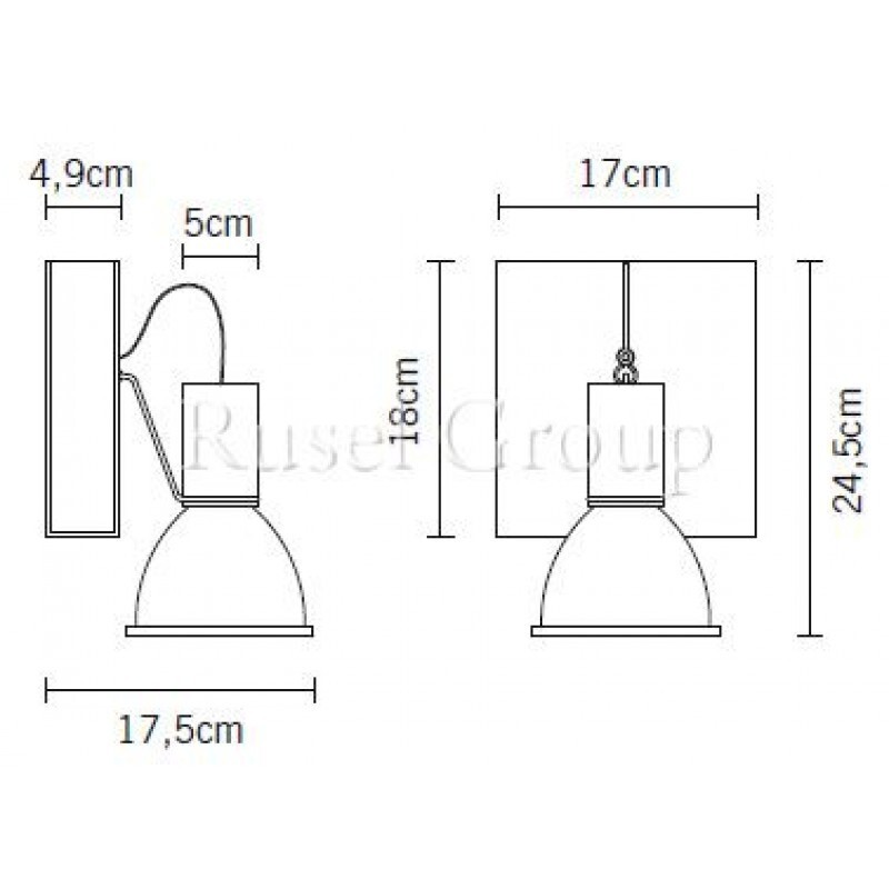 Настенно-потолочный светильник Fabbian Book D85 G09 01