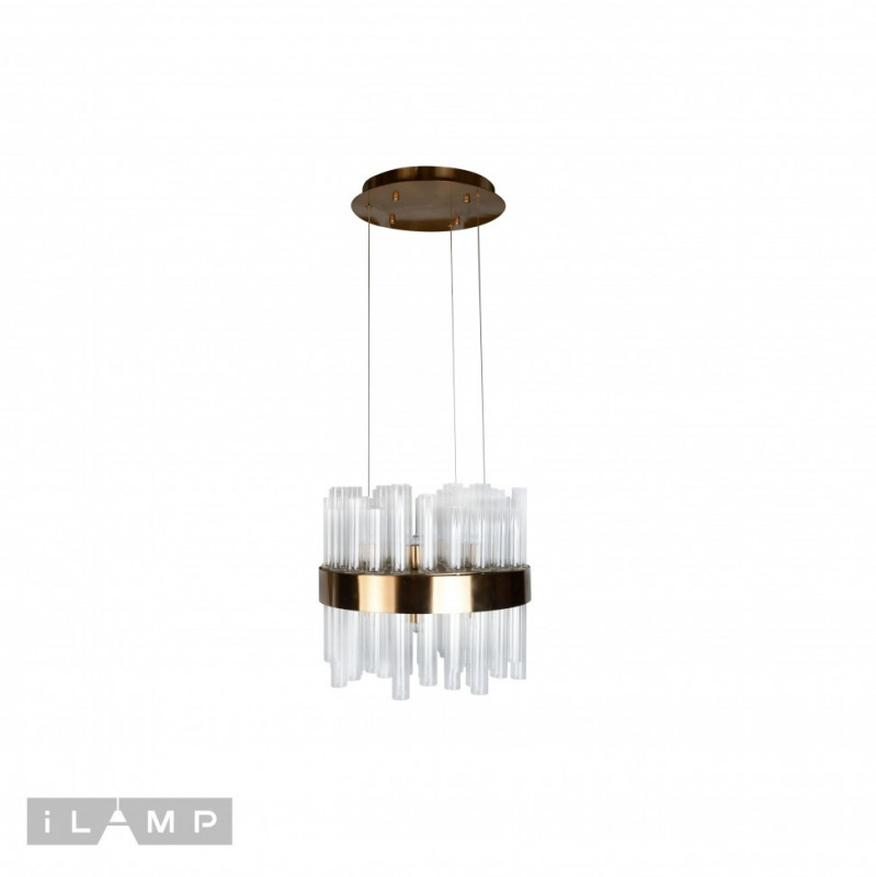 Подвесная люстра iLamp 6120-400 GD Подвесная люстра iLamp 6120-400 GD