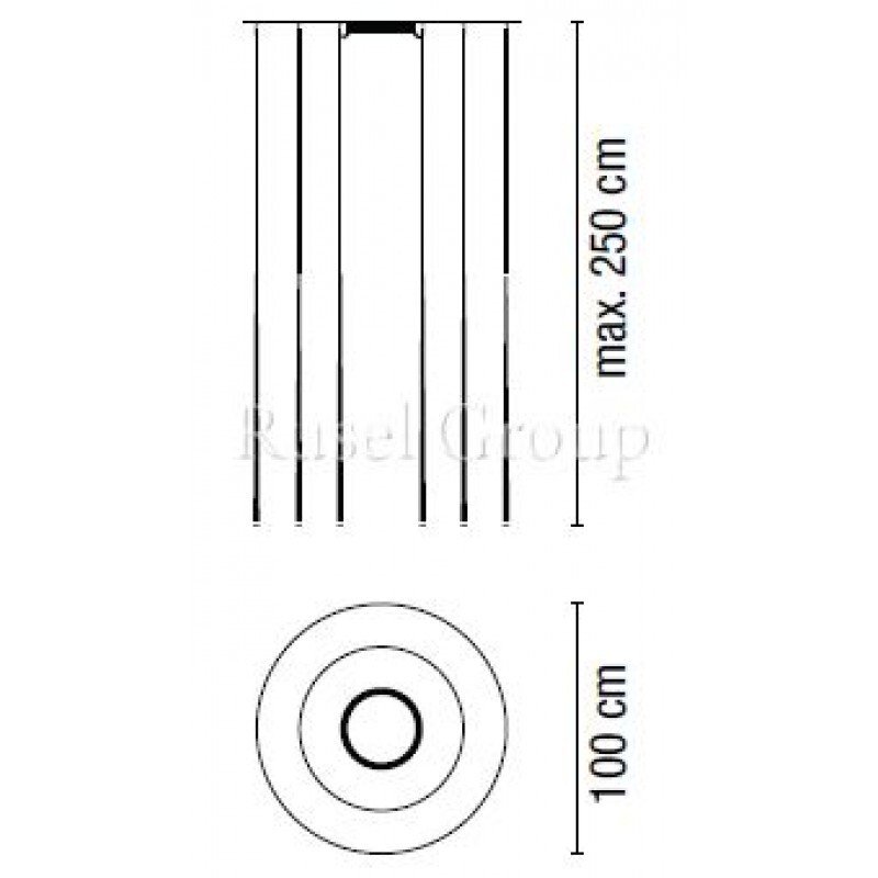 Подвесной светильник Vibia Slim 0940