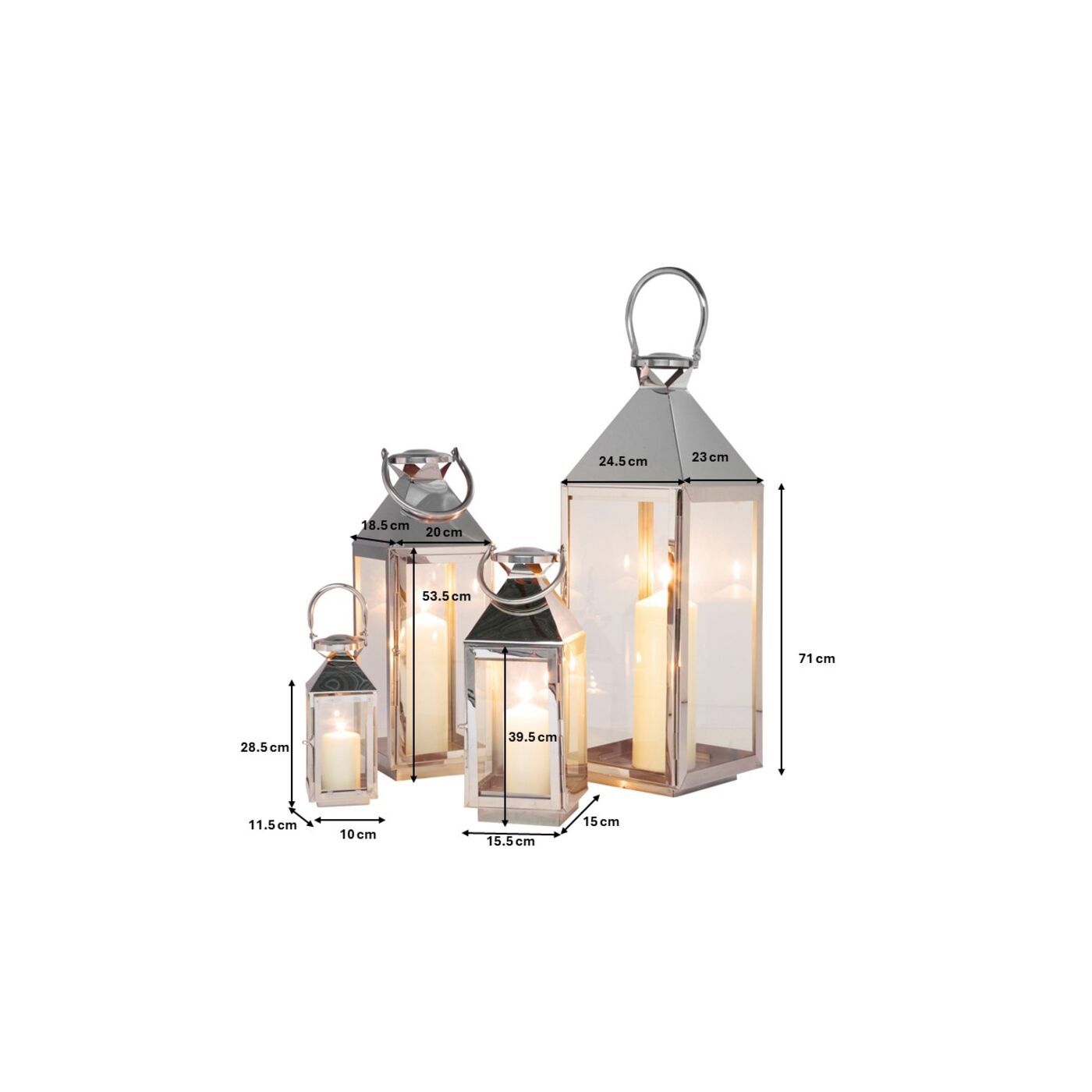 Подсвечник Giardino (4 шт) KARE 31355