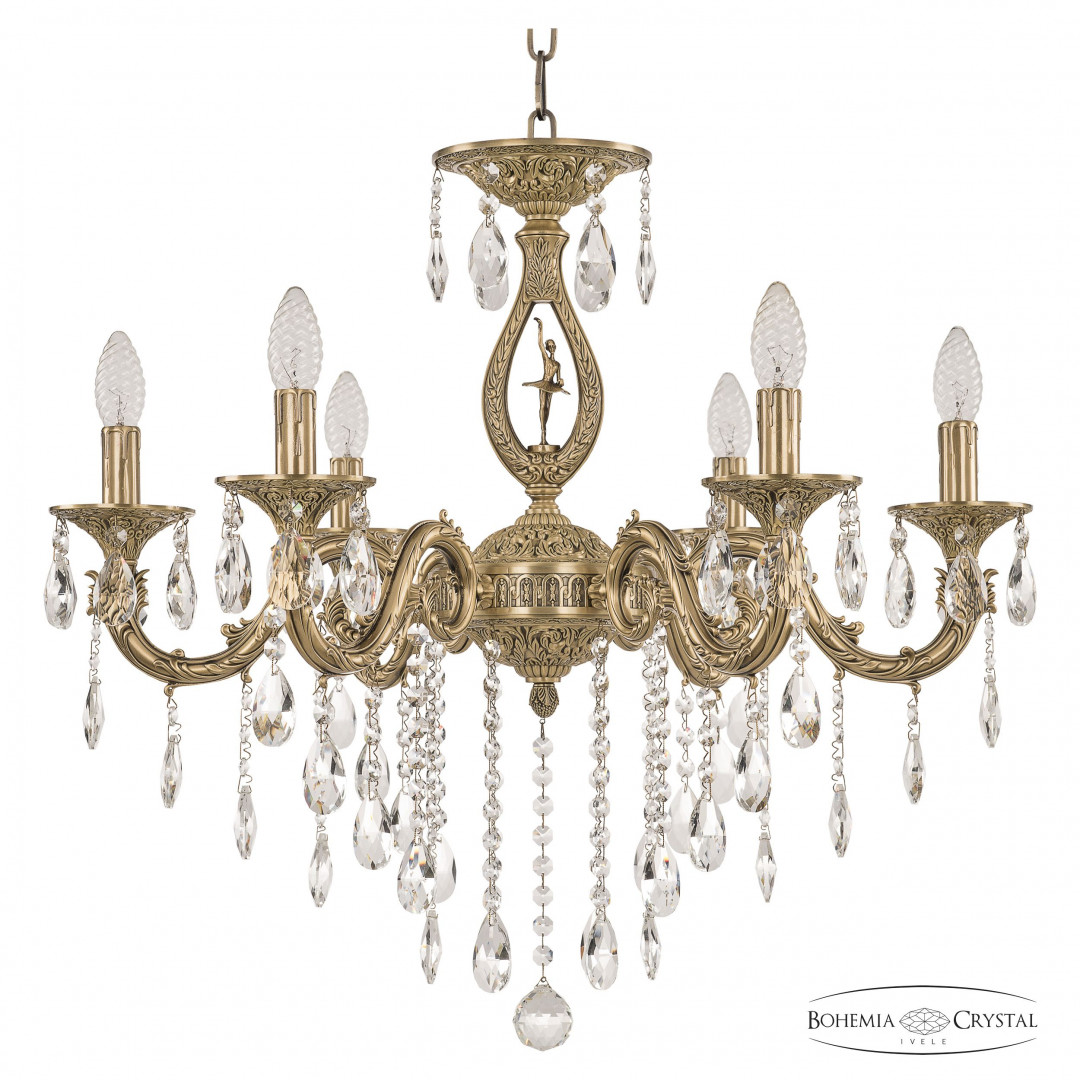 Люстра бронзовая с хрусталём 71401/6/210 B FP FD2S
