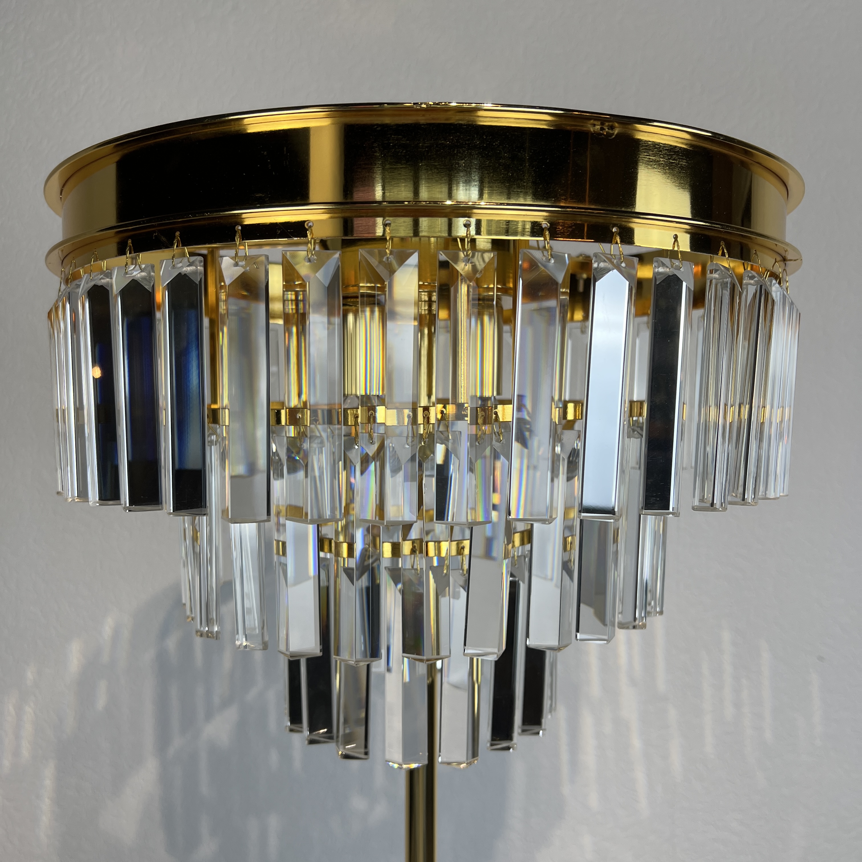 Торшер Rh 1920S Odeon Clear Glass Floor Lamp Gold By Imperiumloft