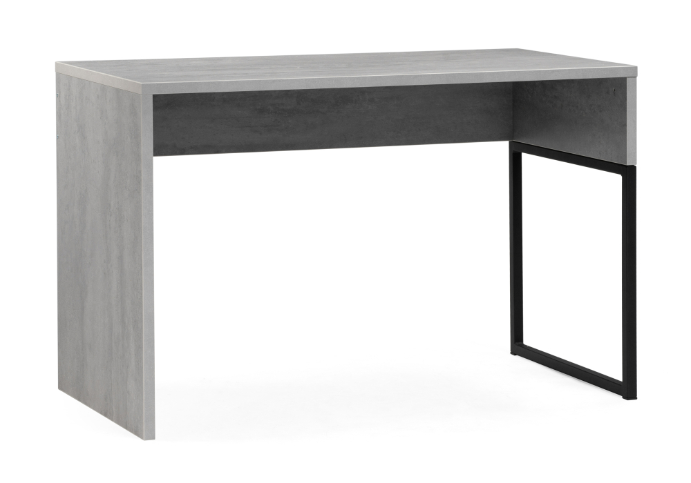 Стол Woodville Ниа 115х60 бетон / черный матовый 517342