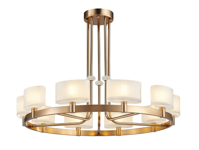 Люстра на штанге Newport 4338+2/C new gold