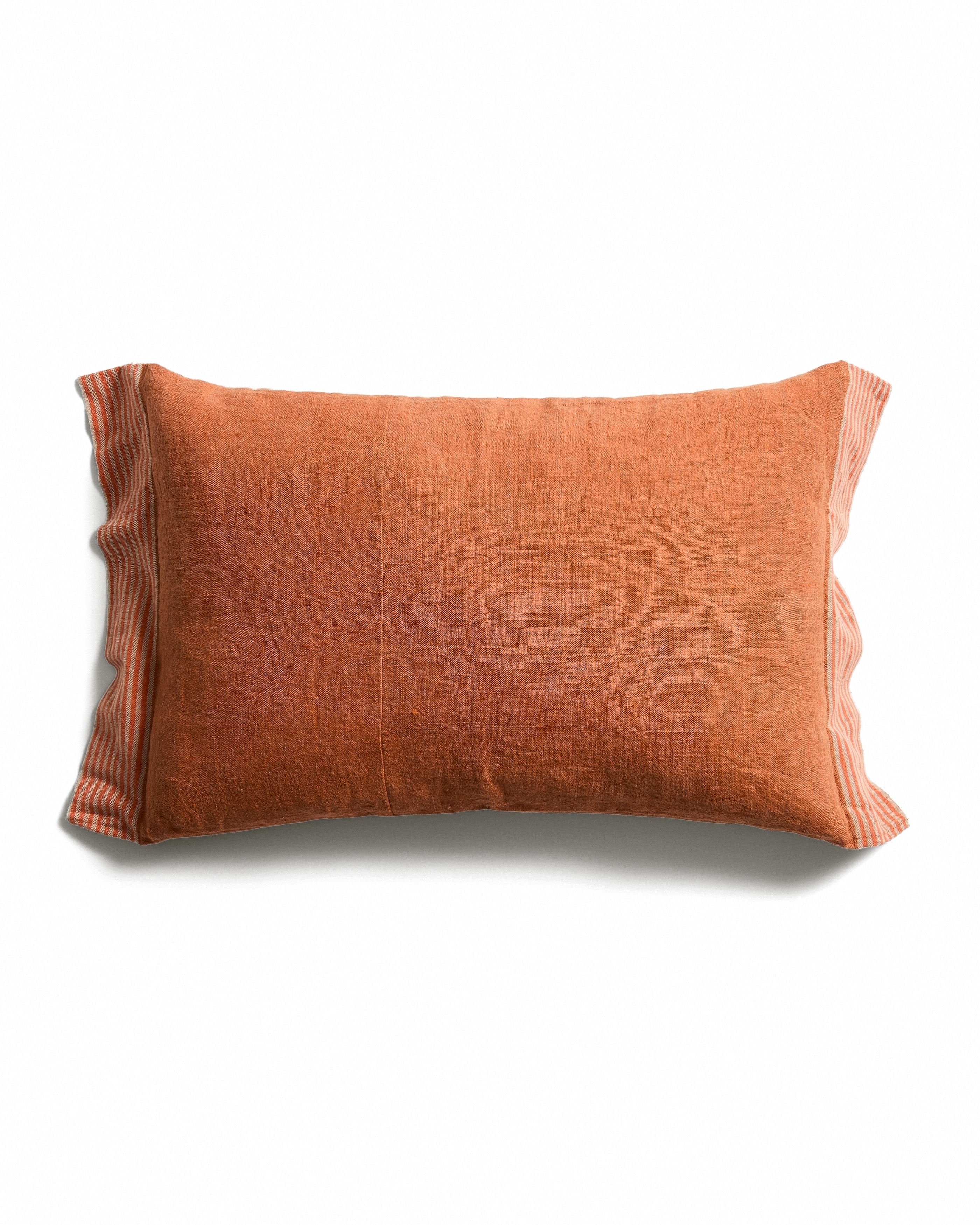 Чехол для подушки Disea из льна оранжевый с полосками, 40 x 60 см La Forma 481417