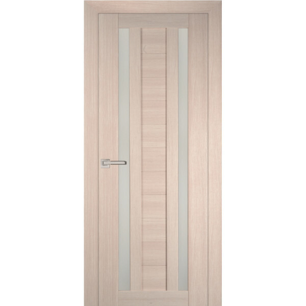 Межкомнатная дверь Graf PS-15 белый сатинат Капучино Мелинга (1900 х 600)