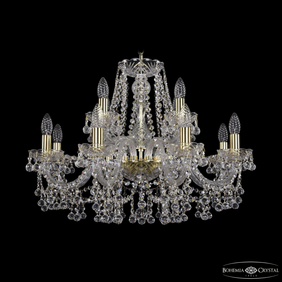 Люстра хрустальная 1409/8+4/240 G