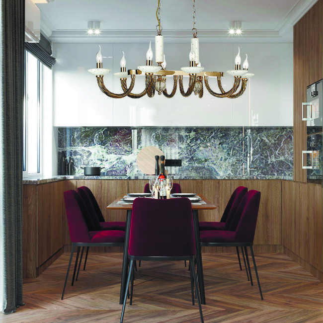 Люстра Lumien Hall P17076/8FEG