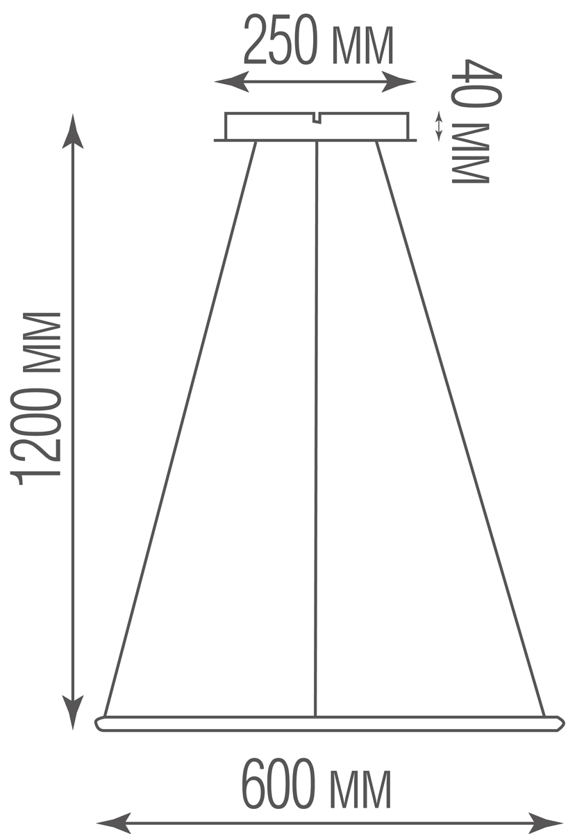 Подвесной светодиодный светильник Donolux S111024/1SQ 45W White In