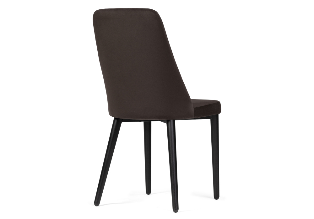 Стул Woodville Фена R темно-коричневый / черный 528466