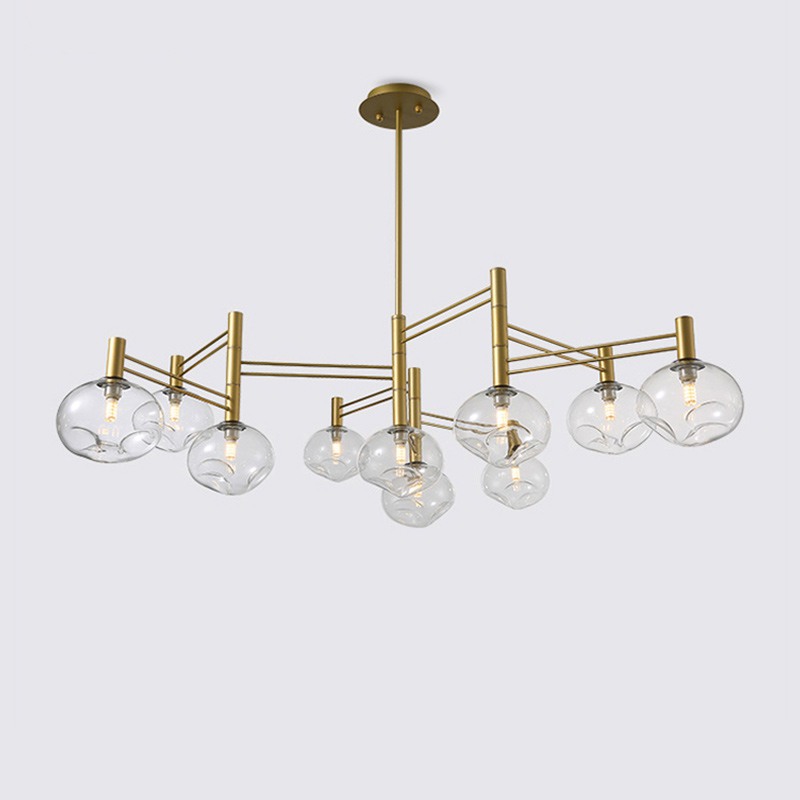 Подвесная люстра TEMPER L10 Gold by ImperiumLoft