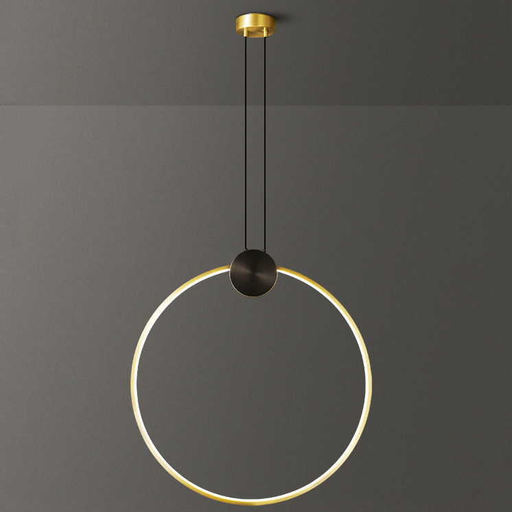 Подвесной светильник WOLKE D40 Brass by ImperiumLoft